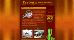 Desktop Screenshot of don-jose.com