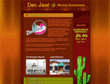 Tablet Screenshot of don-jose.com